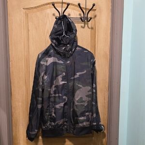 Calvin Klein Collection Camouflage Raincoat